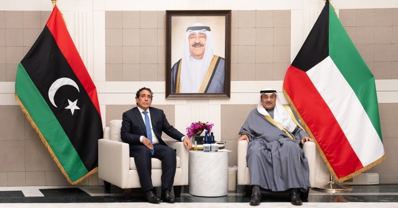 ممثل سمو الأمير سمو ولي العهد يستقبل رئيس المجلس الرئاسي الليبي