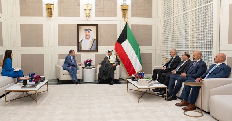 ممثل سمو أمير البلاد سمو ولي العهد يستقبل الرئيس التنفيذي لشركة «جي إي فيرنوفا» العالمية