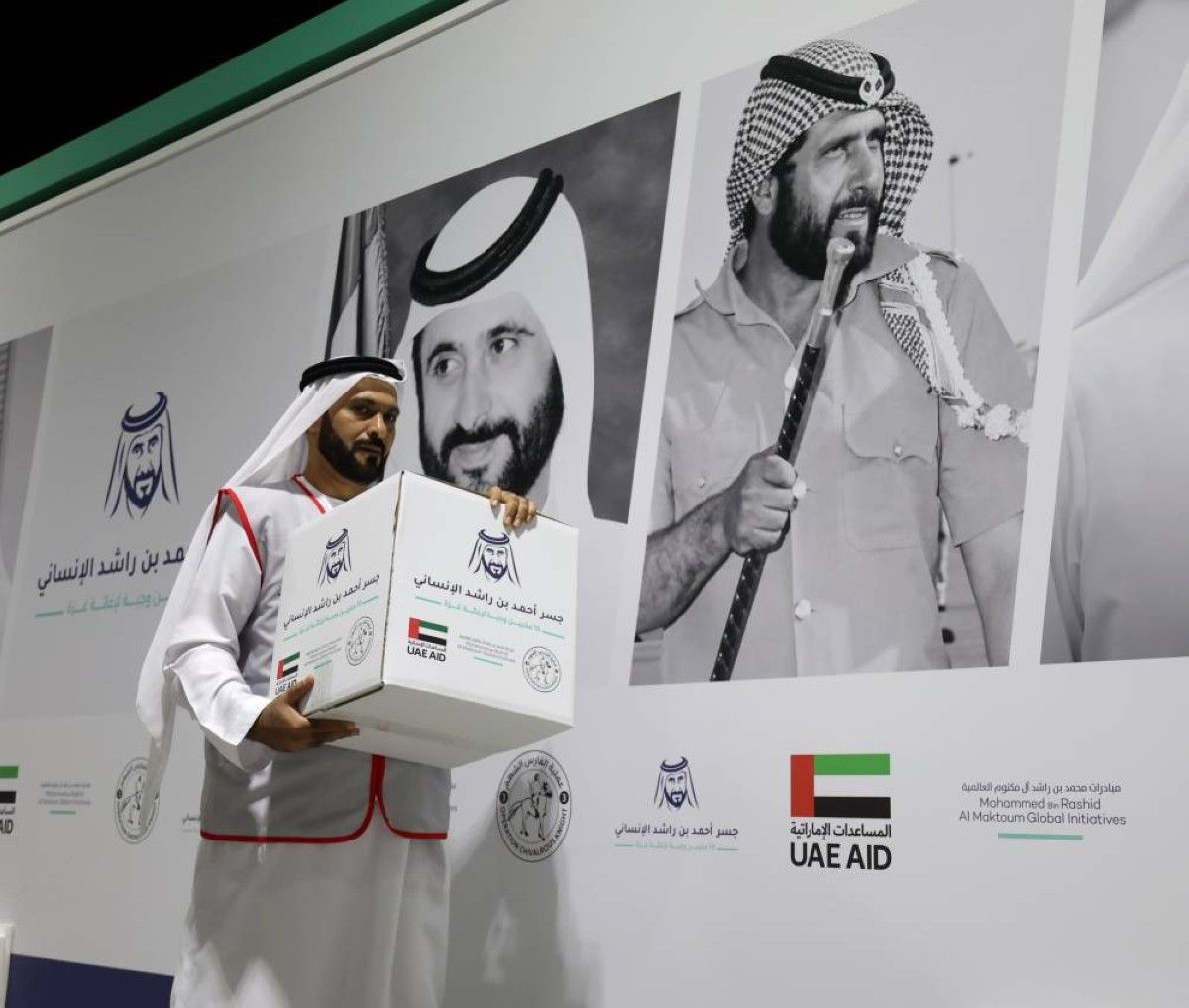 «جسر أحمد بن راشد الإنساني» ينطلق من الإمارات دعماً لأهل غزة