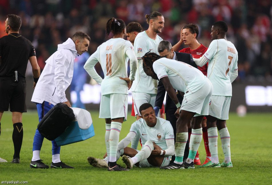 دوري الأمم: مبابي يهدي زيدان الفوز الأول.. ويخرج مصابا