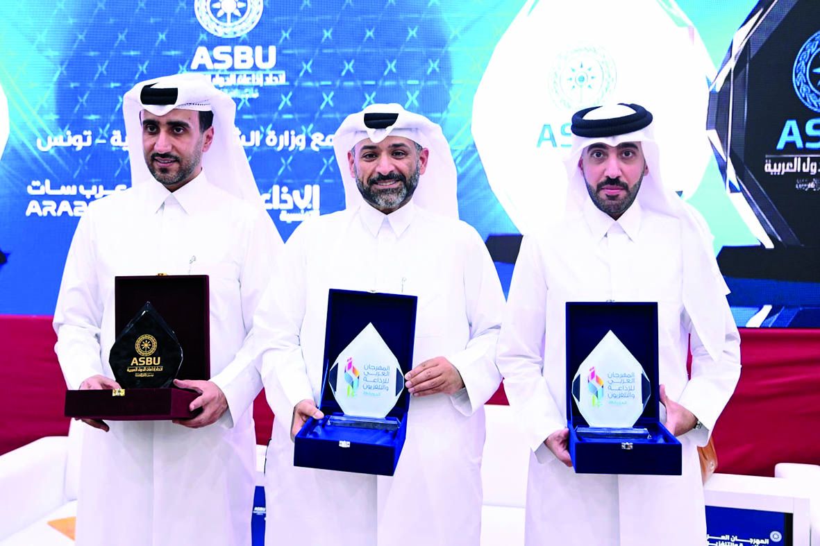 «القطرية للإعلام» تحصد 6 جوائز في المهرجان العربي بتونس