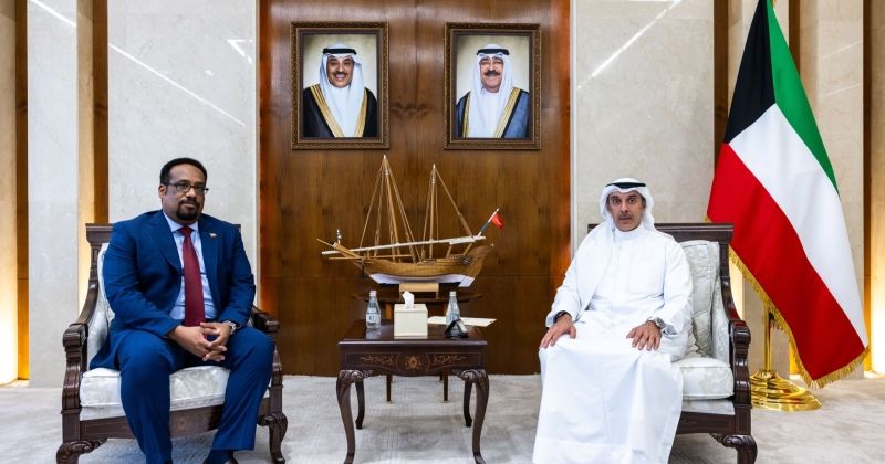 المشعان مستقبلاً سفير إثيوبيا