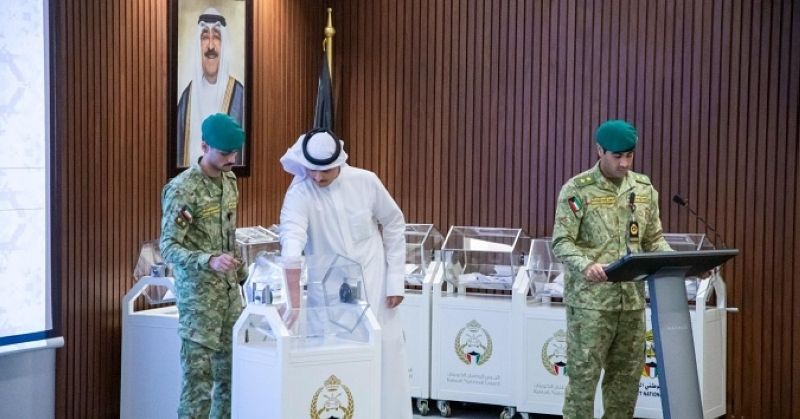 «الحرس» يجري قرعة علنية لـ الطلبة «ضباط الميدان وضباط الصف الاختصاص»