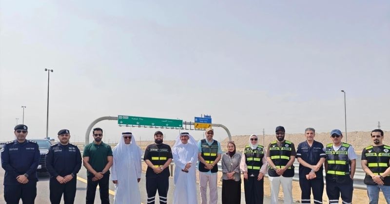 «الأشغال» تفتتح المرحلة الأولى من تطوير طريق الشيخ جابر الأحمد بحضور محافظ الجهراء