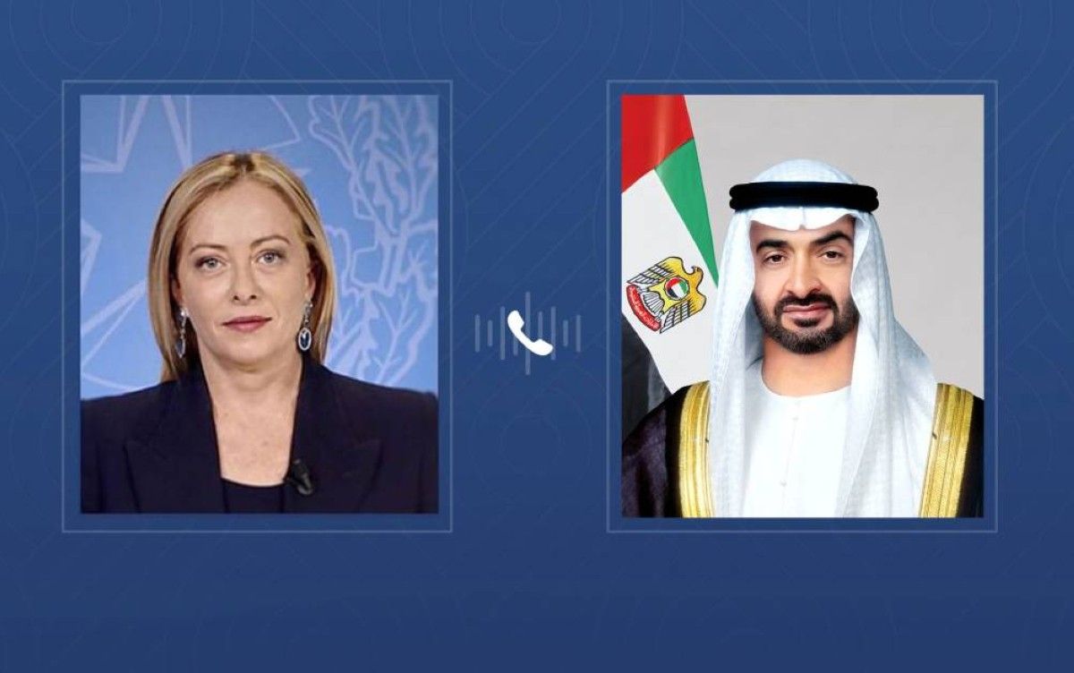 رئيس الدولة ورئيسة وزراء إيطاليا يبحثان هاتفياً علاقات التعاون والتطورات الإقليمية
