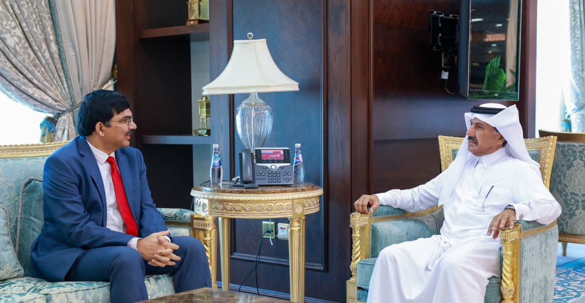 الأمين العام لوزارة الخارجية يجتمع مع سفير الهند