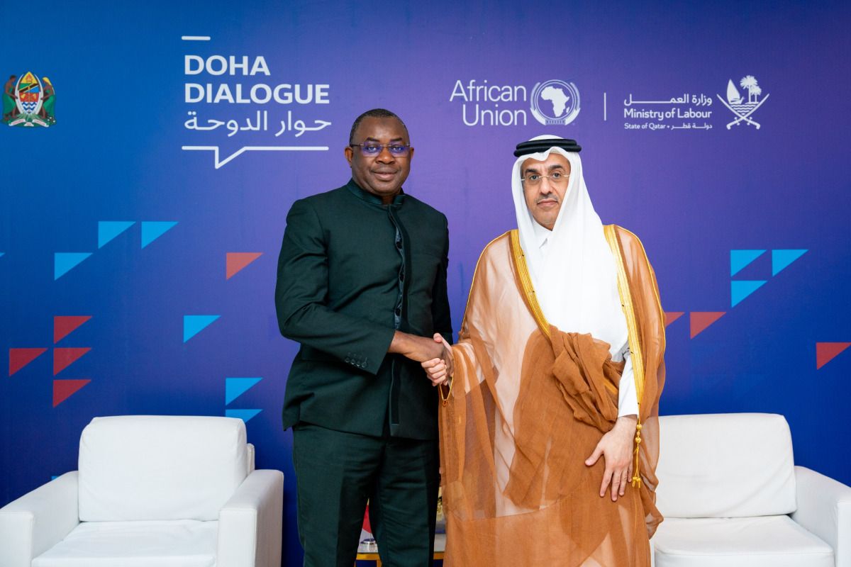وزير العمل يجتمع مع عدد من نظرائه وكبار المسؤولين المشاركين في حوار الدوحة الثاني بشأن تنقل العمالة بين أفريقيا ودول مجلس التعاون لدول الخليج العربية