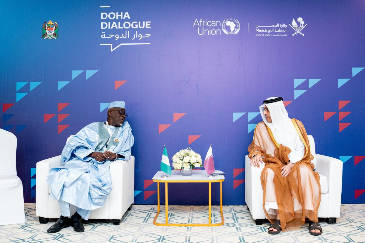 وزير العمل يجتمع مع عدد من نظرائه وكبار المسؤولين المشاركين في حوار الدوحة الثاني بشأن تنقل العمالة بين أفريقيا ودول مجلس التعاون لدول الخليج العربية