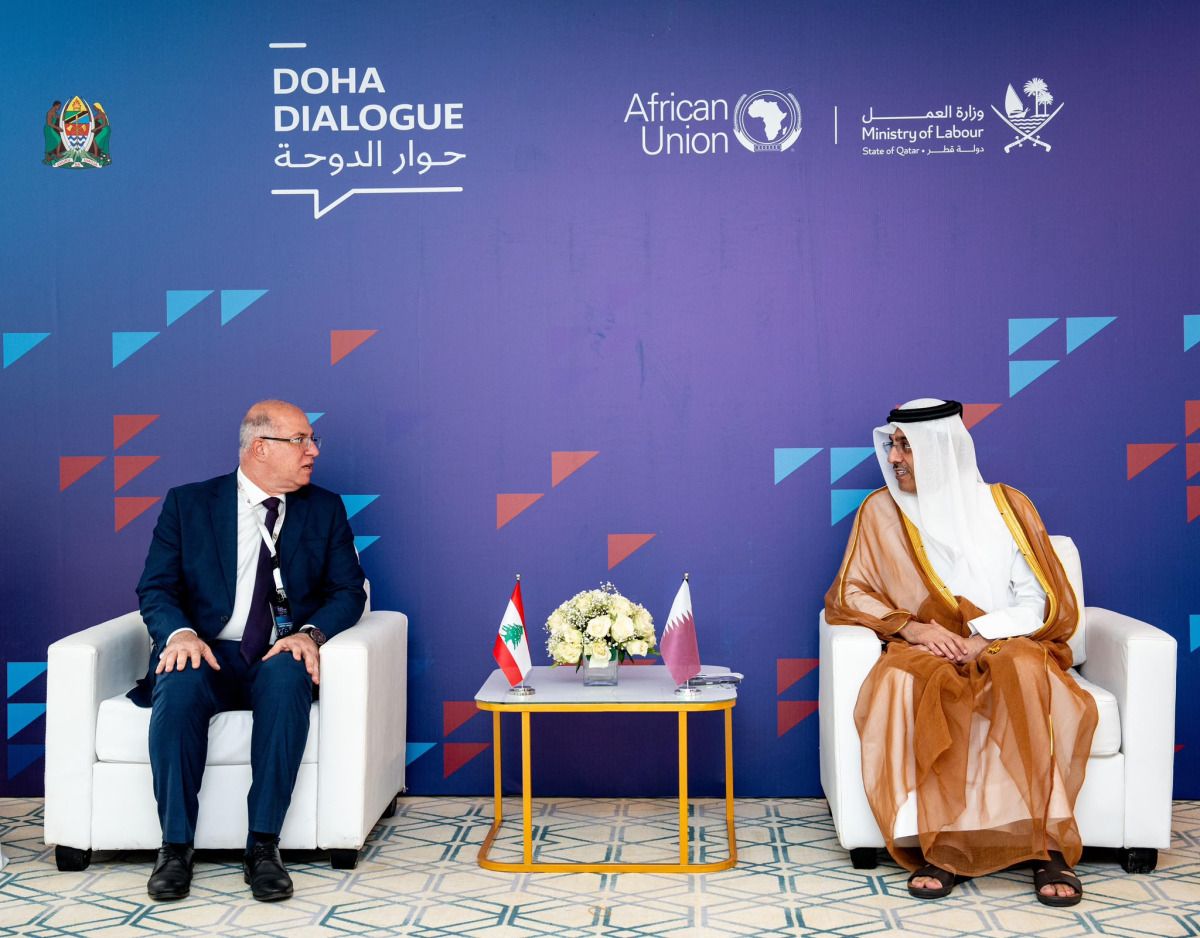 وزير العمل يجتمع مع عدد من نظرائه وكبار المسؤولين المشاركين في حوار الدوحة الثاني بشأن تنقل العمالة بين أفريقيا ودول مجلس التعاون لدول الخليج العربية