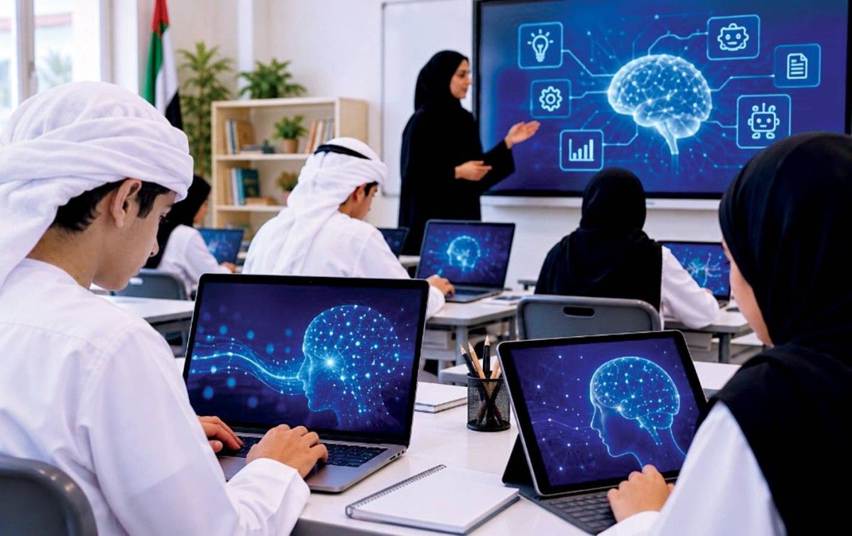 5.3 % فقط من طلبة الإمارات لا يستخدمون الذكاء الاصطناعي