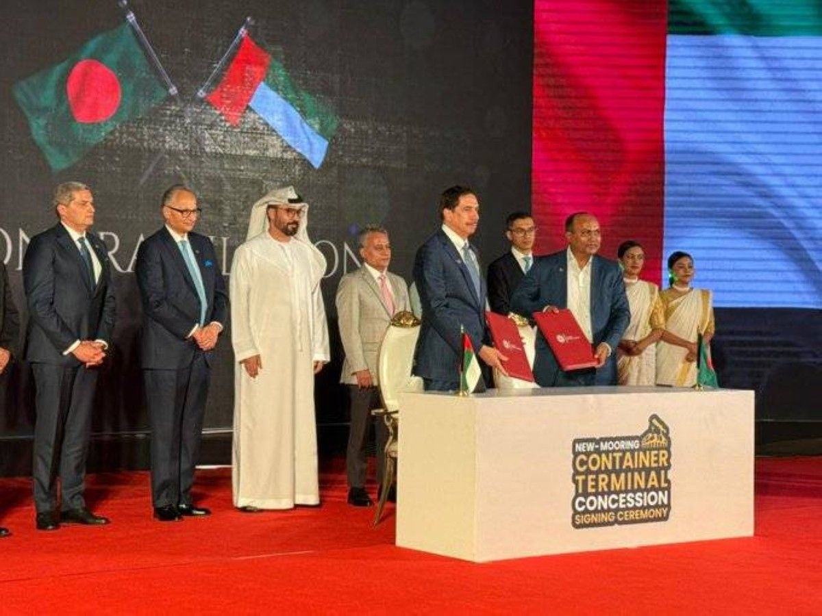 «دي بي ورلد» توقع امتيازاً لمدة 15 عاماً لتشغيل محطة حاويات في بنغلاديش