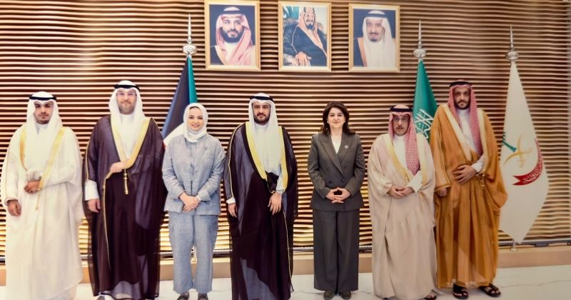وفد «نزاهة» خلال زيارته للمملكة العربية السعودية