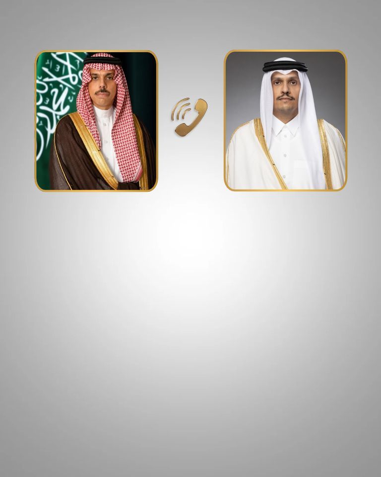 اتصال هاتفي بين رئيس مجلس الوزراء وزير الخارجية ووزير الخارجية السعودي