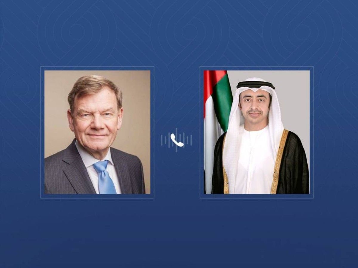 عبدالله بن زايد يبحث هاتفياً مع وزير خارجية ألمانيا التطورات الإقليمية