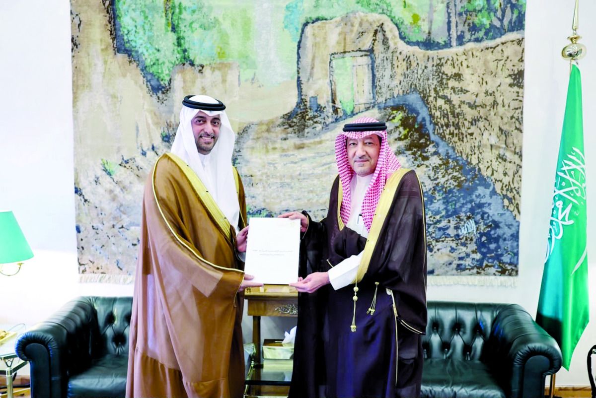 صاحب السمو يبعث رسالة خطية إلى خادم الحرمين الشريفين