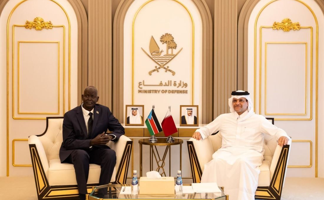 نائب رئيس مجلس الوزراء ووزير الدولة لشؤون الدفاع يلتقي وزير الدفاع المكلّف بجنوب السودان