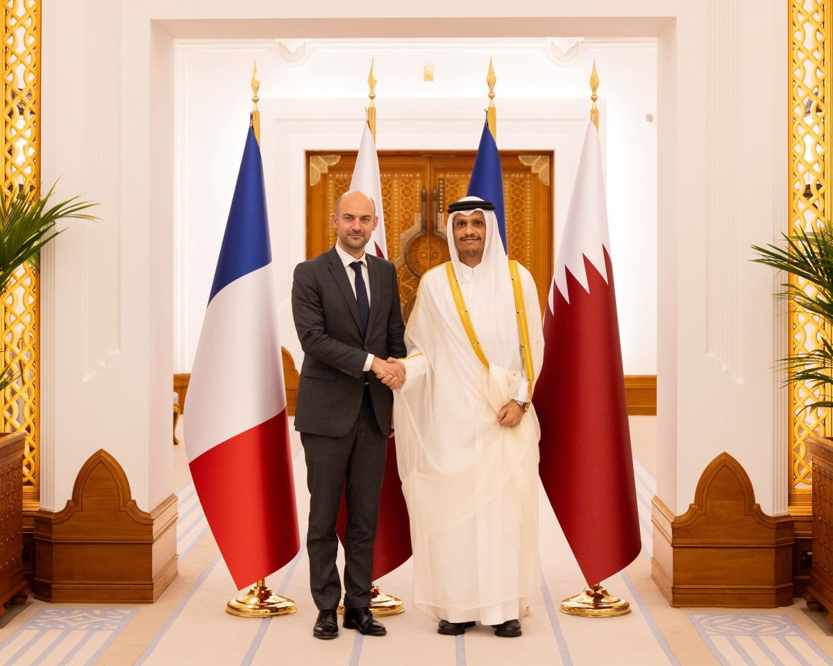رئيس مجلس الوزراء ووزير أوروبا والشؤون الخارجية الفرنسي يترأسان الحوار الاستراتيجي الرابع بين البلدين