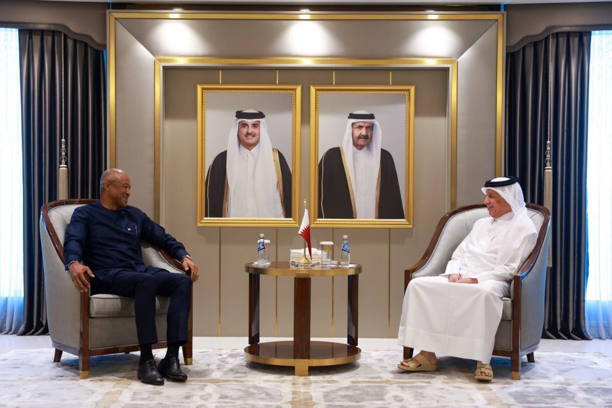 وزير الدولة للشؤون الخارجية يودع سفير سيراليون