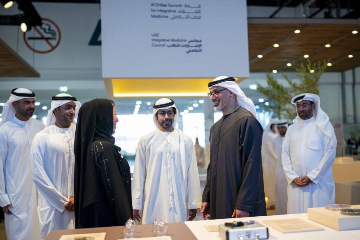 خالد بن محمد بن زايد يشهد جانباً من فعاليات "قمة مستقبل الصحة في أبوظبي" 2026