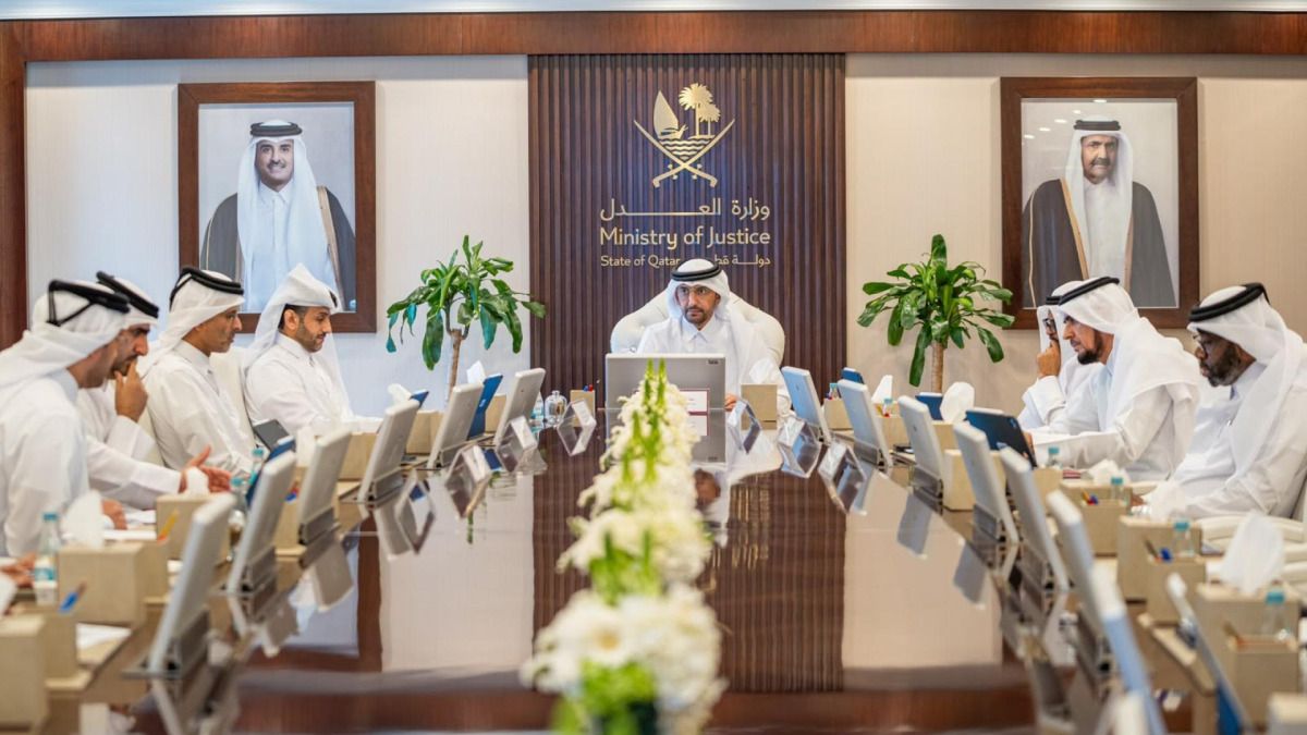 اجتماع لجنة قبول المحامين برئاسة وزير العدل