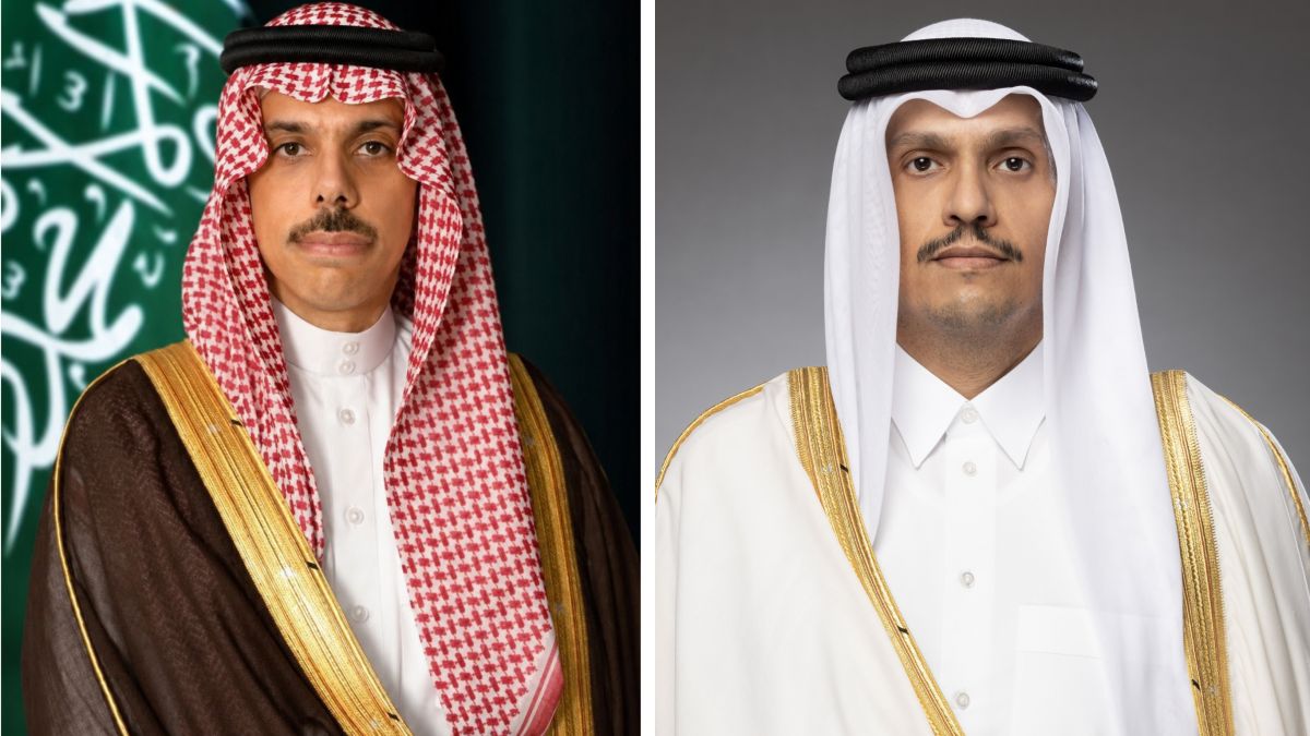 اتصال هاتفي بين رئيس مجلس الوزراء وزير الخارجية ووزير الخارجية السعودي
