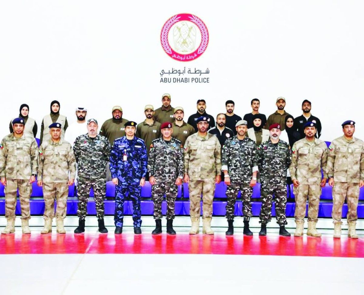 وفد كويتي يطلع على ممارسات «K9» بأبوظبي