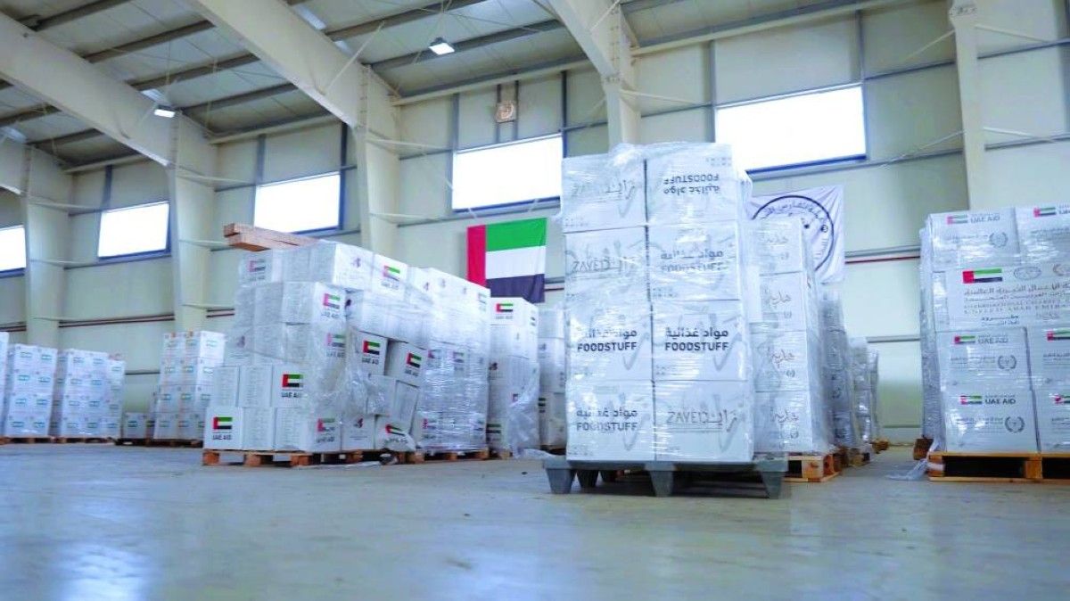 4.16 مليارات دولار مساعدات الإمارات إلى غزة