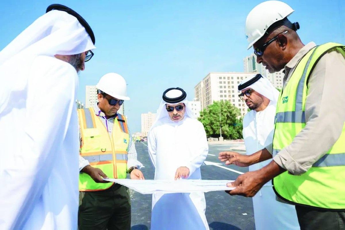 بلدية عجمان تنجز 75% من طرق مركز المدينة