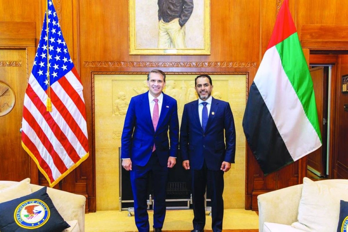 وزير العدل يبحث والمدعي العام الأمريكي التعاون القضائي والقانوني