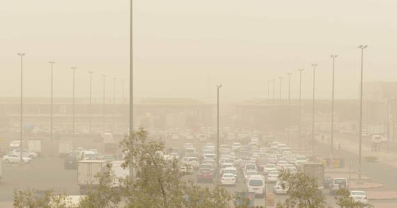 «الأرصاد»: انخفاض في الرؤية الأفقية بسبب الغبار