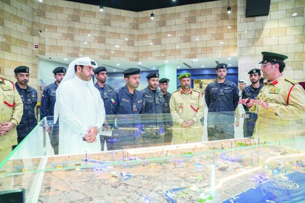 وفد شرطة الشارقة يطّلع على منظومة تأمين السكك الحديدية بدبي