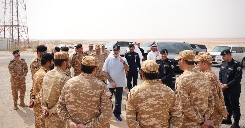 اليوسف يتفقد منفذي السالمي والعبدلي و19 مركزاً حدودياً شمالياً