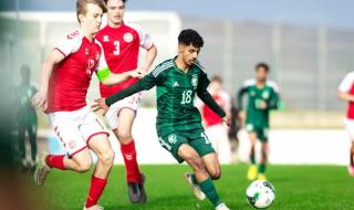 أخضر 16 يخسر بالسبعة أمام الدنمارك