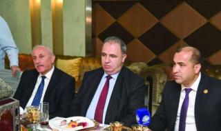 السفير كريموف والمستشار إلهام علييف والقنصل مير داود