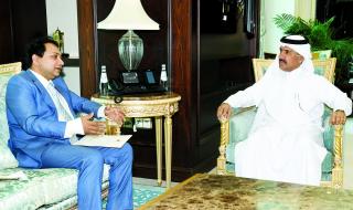 الحمادي يجتمع مع سفير بنغلاديش