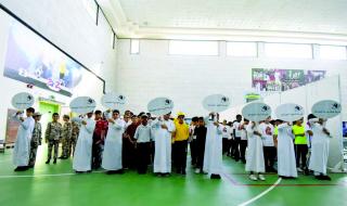 مدرسة خليفة النموذجية تنظم عروض رياضية احتفاء بكأس آسيا