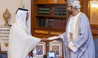 جلالة السلطان يتلقى رسالة خطيه من أخيه سمو الشيخ أمير دولة ⁧‫قطر