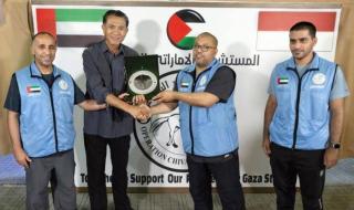 سفير إندونيسيا بالقاهرة يزور المستشفى الإماراتي العائم في العريش