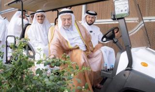 حاكم الشارقة يشهد تدشين منتجات «غراس» العضوية في الصوبات الزراعية