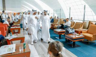 حمدان بن محمد يتفقّد سير العمل في المبنى "3" لمطار دبي الدولي