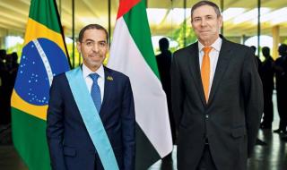 البرازيل تمنح سفير الإمارات أرفع الأوسمة
