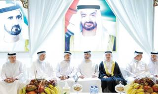 محمد بن راشد يحضر أفراح الفلاسي والسويدي