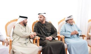 محمد بن سعود يعزي في وفاة سالم النقبي