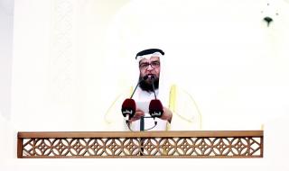 دعا إلى تحري الصدق في الأخبار.. النعمة في خطبة عيد الفطر بـ «الإمام»: احذروا الشائعات.. ولا يرجى في الشدائد إلا الله