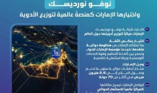 "الإمارات للدواء" ترحب باختيار "نوفو نورديسك" الإمارات منصة عالمية لتوزيع الأدوية