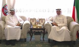 محافظ الأحمدي والهيلع على هامش اللقاء المفتوح