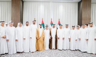 أحمد بن محمد وأحمد بن سعيد ومنصور بن محمد يحضرون أفراح السويدي والجناحي