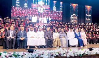 عزة النعيمي تشهد حفل تخريج 183 طالباً وطالبة