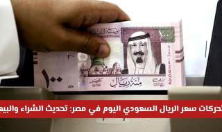 تحركات سعر الريال السعودي اليوم في مصر: تحديث الشراء والبيع بالبنوك