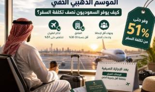 الموسم الذهبي الخفي كيف يوفر السعوديون نصف تكلفة السفر